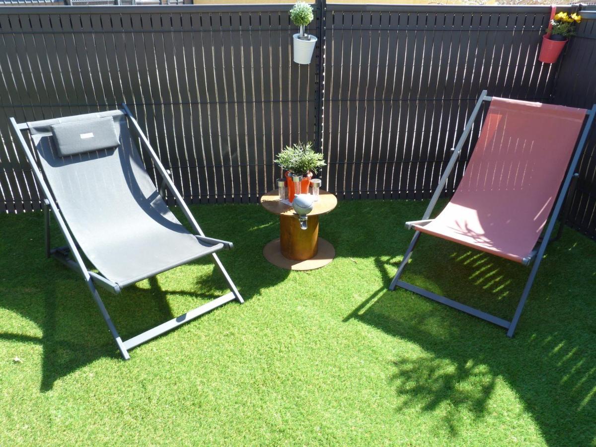 Appart Cosy Avec Son Exterieur Chaleureux,Piscine Et Parking Prive ฟองต์วิลเย ภายนอก รูปภาพ
