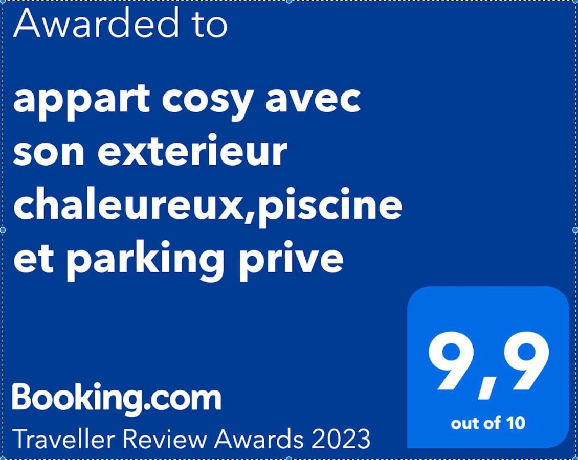 Appart Cosy Avec Son Exterieur Chaleureux,Piscine Et Parking Prive ฟองต์วิลเย ภายนอก รูปภาพ